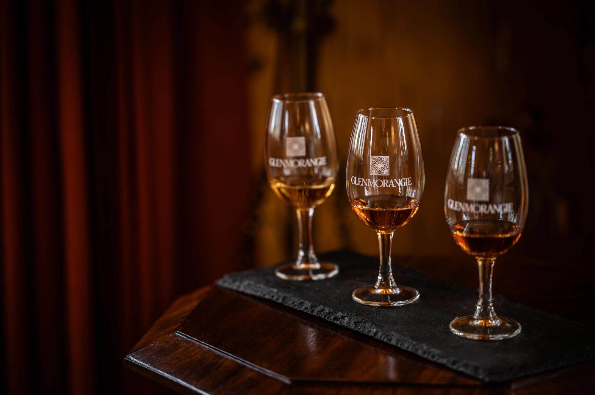 whisky in glasses
